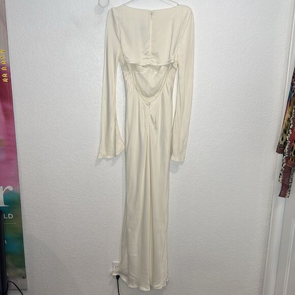 NWT LPA Revolve Iris Corset Maxi Dress in Ivory Medium - Picture 7 of 16